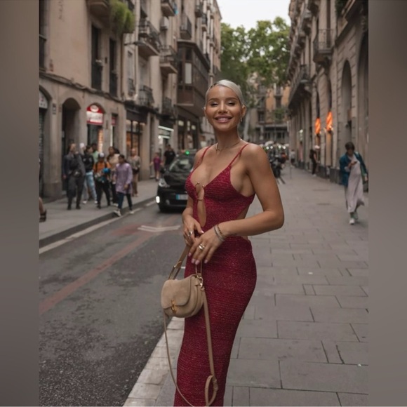 Zara Buckled cut out knit dress - Picture 6 of 16